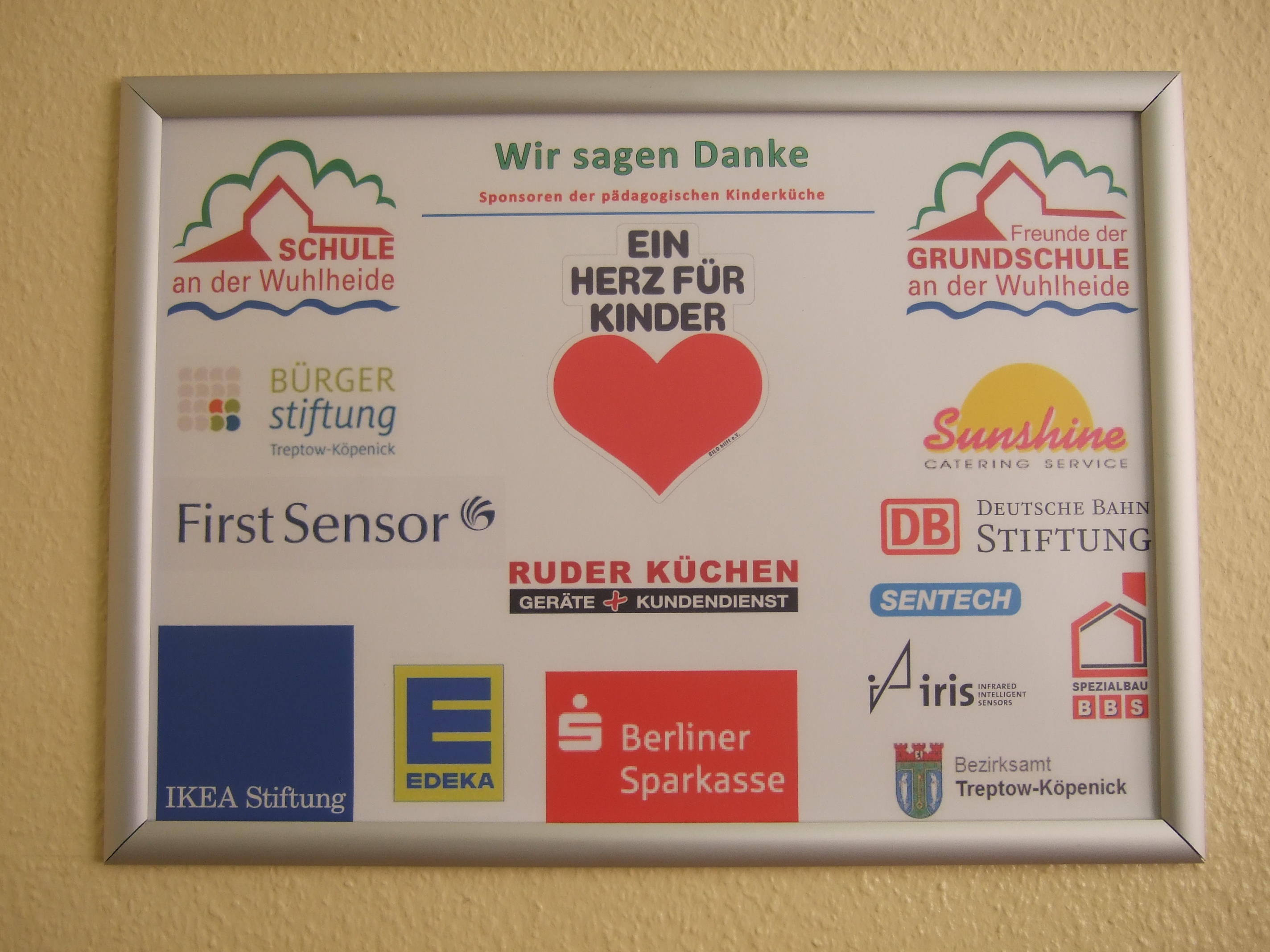 Sponsoren der Lehrküche